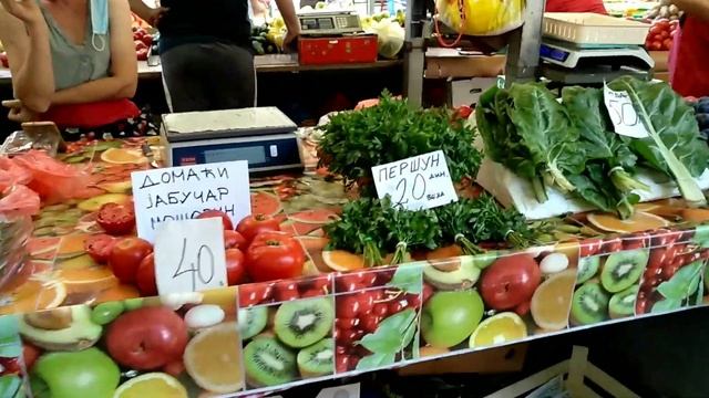 ЛЕТНИЙ РЫНОК В СЕРБИИ // ИЮЛЬ// Нови Сад// Обзор продуктов и цен смотреть онлайн