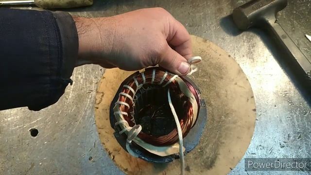 Ремонт,перемотка 1 Ф электродвигателя , с компрессора ( 3 часть) смотреть онлайн