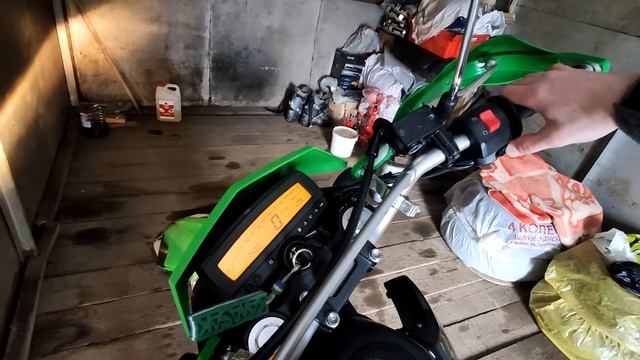 Завожу kawasaki klx 250 после зимы. смотреть онлайн