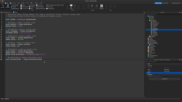 How To Script On Roblox - Values #10 смотреть онлайн