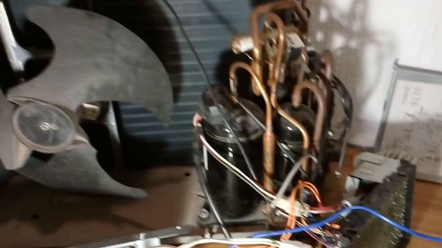 Запуск наружного блока инверторного кондиционера смотреть онлайн