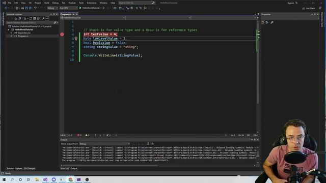 C# Tutorial For Beginners - 4. Stack Vs. Heap (Compiler Deep Dive) смотреть онлайн