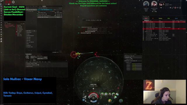 [Eve Online] Vexor Navy vs Vagabond/Caracal/Merlin смотреть онлайн