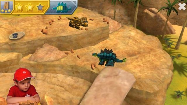 DINOTRUX Игра про Динозавров для Детей #2 ДИНОТРАКС Мультик про Динозавров Lion boy смотреть онлайн