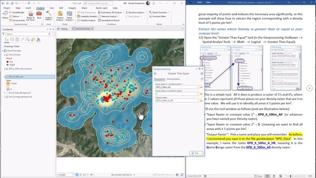 Wildlife Analysis in ArcGIS Pro: Using Kernel Densities to estimate Home Ranges and Core Areas смотреть онлайн