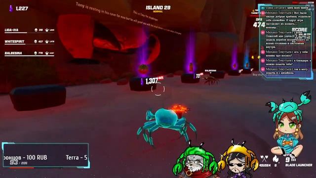 Играем в Crab Champions! Очередной Crab Rave с друзьями! {Vtuber}