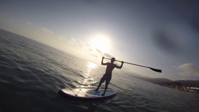 Как кататься на supsurf? Как кататься на сапах? Сапы и supsurf. Сочи. Лазаревское. Лето 2016. смотреть онлайн