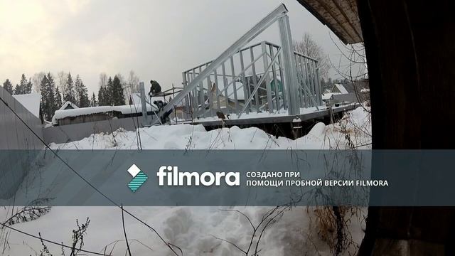 Устанавливаем 10 м. Балки под фермы@ смотреть онлайн