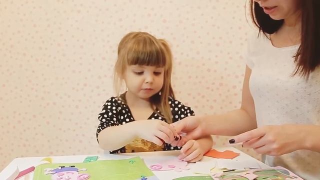 Peppa Pig - application. Свинка Пеппа - аппликация. Развивающие игры для детей. смотреть онлайн