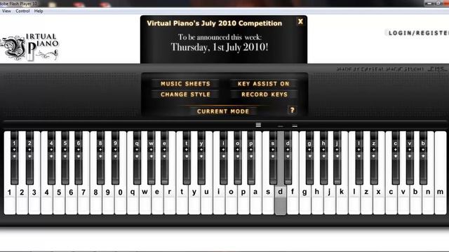 [Virtual Piano] Für Elise - Ludwig van Beethoven смотреть онлайн