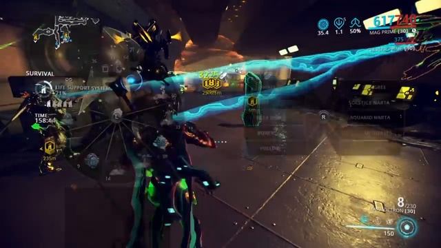 Warframe Mag Endgame 3hrs+ Solo Survival ( Pre - Buff ) смотреть онлайн