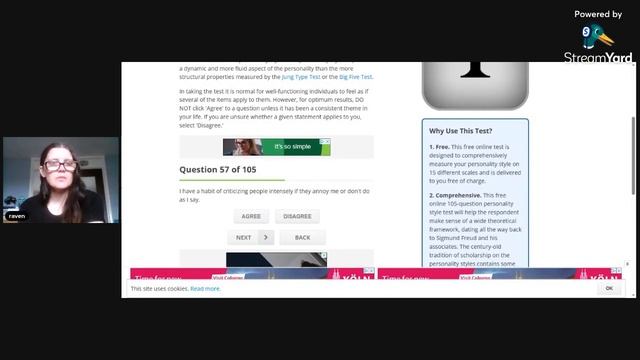DSM PERSONALTY STYLE TEST - IDRLABS.COM - PERSONALITY TESTS смотреть онлайн