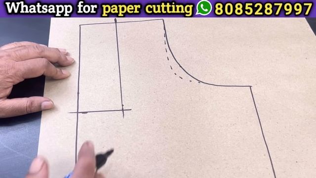 प्रिंसेस कट ब्लाउज की कटिंग बहुत ही आसान तरीके से | princess cut blouse cutting | смотреть онлайн