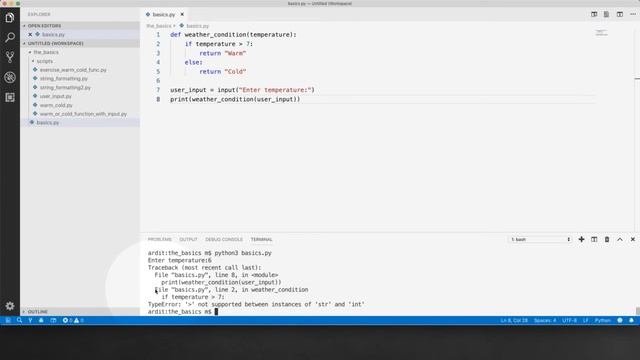[ Python Mega Course ] video 30 User Input смотреть онлайн