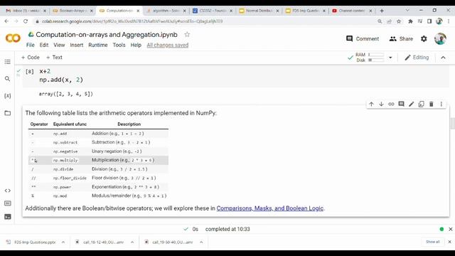 4.2 Numpy Arrays Computation and Aggregation Tamil смотреть онлайн