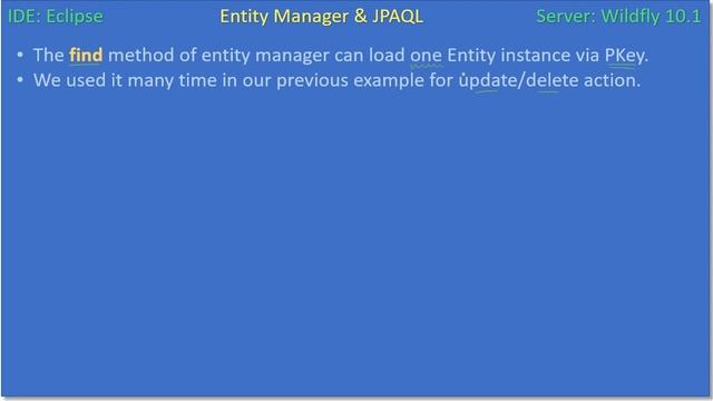 Entity JPA Query | Part 1 - JPAQL Basics | JavaEE EJB JPA Tutorials #25 смотреть онлайн