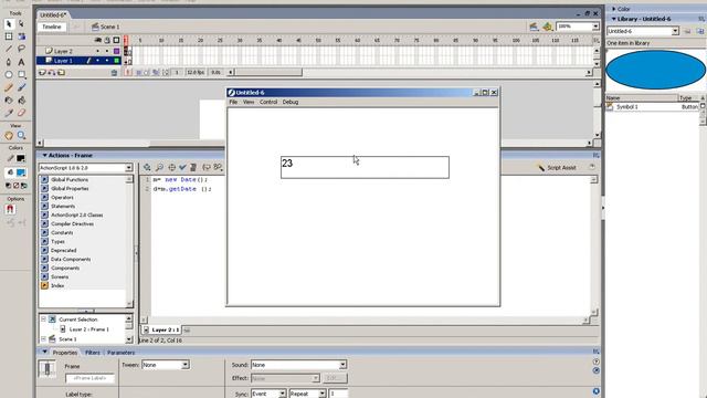 DATE and Time function in flash смотреть онлайн