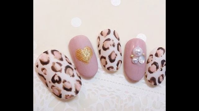 Wholesale7 sharing Leopard print nails art, fashion nails art смотреть онлайн