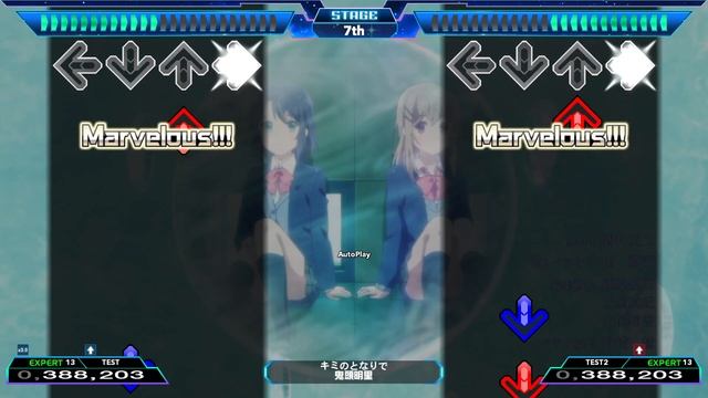 Stepmania 5.3 - キミのとなりで [Kimi no Tonari de] (Expert 13) смотреть онлайн