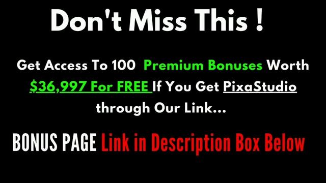Pixa Studio Review & VIP Bonuses смотреть онлайн