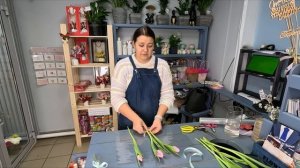 ?Упаковка тюльпанов | Мастер-класс