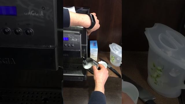 Приготовление капучино на кофемашине gaggia смотреть онлайн