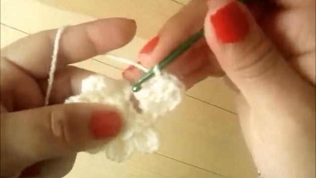 Crochet : Flor Tejida  Paso A Paso.