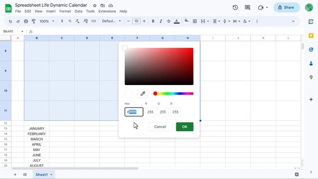 How to Build a Dynamic Calendar in Google Sheets смотреть онлайн