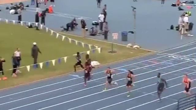 Tom Jones Memorial Classic 2014, 100m Heat 4 смотреть онлайн