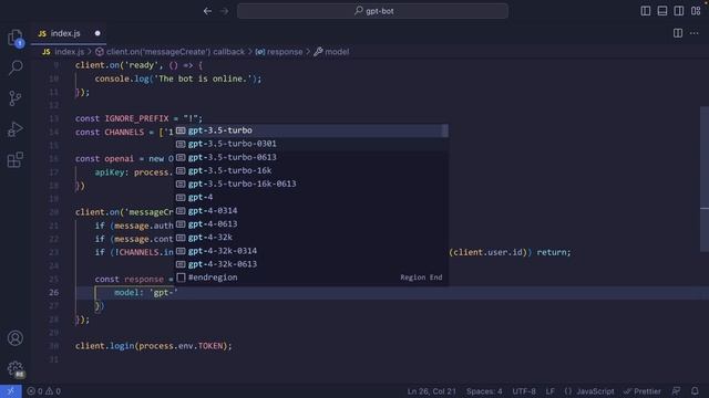 ? Create a Chat GPT Bot in Discord (with GPT-4) смотреть онлайн