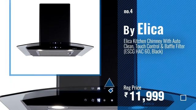 Top 10 Kitchen Chimney Design [2018]: Elica Kitchen Chimney 60 cm 1100 M3/H (ESCG BF 60 Nero, смотреть онлайн