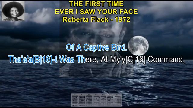 The First Time Ever I Saw Your Face - Roberta Flack (Sing-A-Long) (Lyrics) & (Guitar Chords) смотреть онлайн