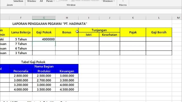 Tes Excel Admin Payroll 6 смотреть онлайн
