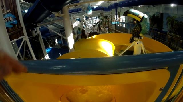All Flumes at Funtasia Waterpark Drogheda, Ireland || Alle Rutschen Onride смотреть онлайн