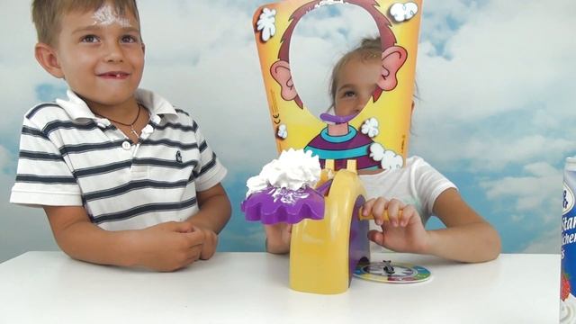 PIE FACE Challenge Пирог в Лицо Арина и Ростислав PIE FACE CHALLENGE Messy Whipped Cream смотреть онлайн