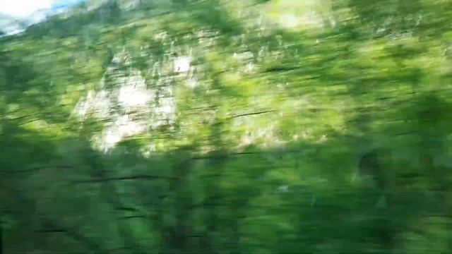 Северная Осетия.Вид на горы из окна автобуса. смотреть онлайн