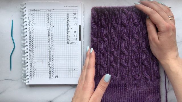 Вяжем шапку косами. Подробный мастер-класс по шапке с косами. Simple hat with braids. смотреть онлайн