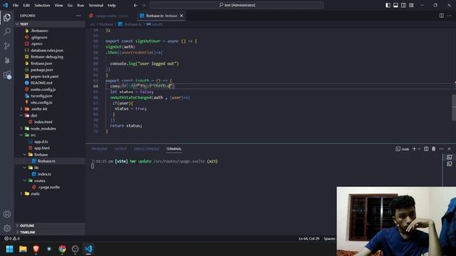 firebase auth check смотреть онлайн