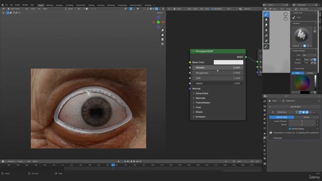 Creating a Hero Weapon for Games - Часть 25 - Eye tear Line смотреть онлайн
