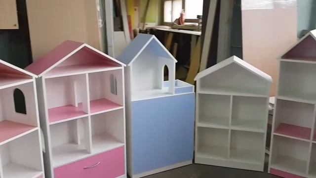 Строю город из домиков стеллажей. Кукольные домики от Полки-кидс.ру смотреть онлайн