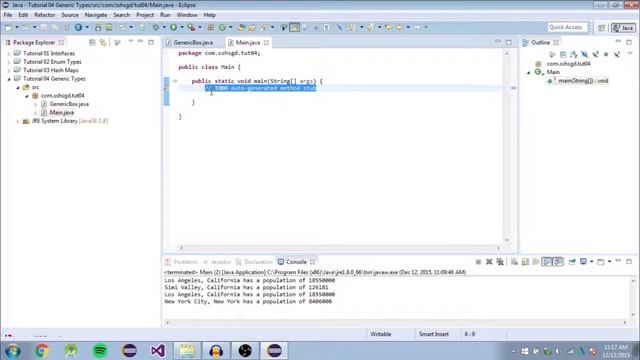 Programming Tutorial 30 - Intermediate Java - 4 - Generic Types смотреть онлайн