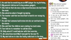 Spotlight 10 Модуль 8C. Reported Speech