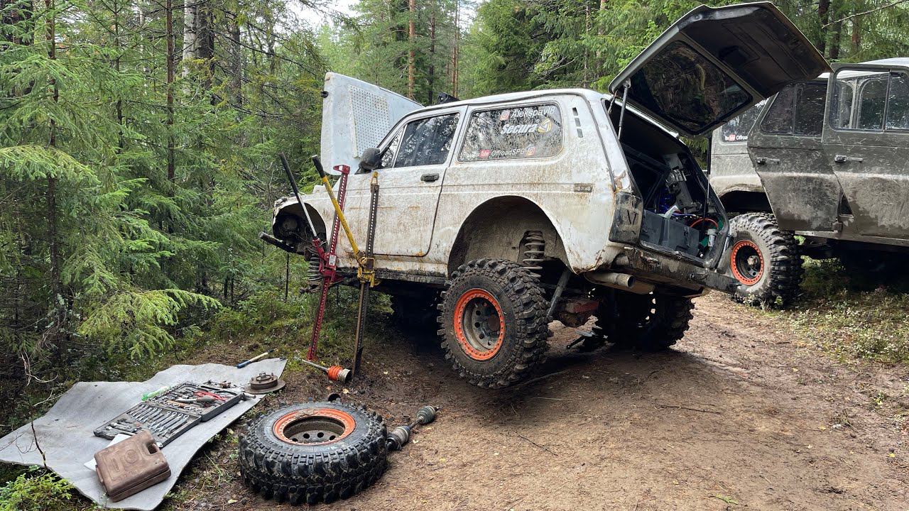 Новый мотор на ниве и сразу поломка, стоковый Patrol на маршруте) смотреть онлайн