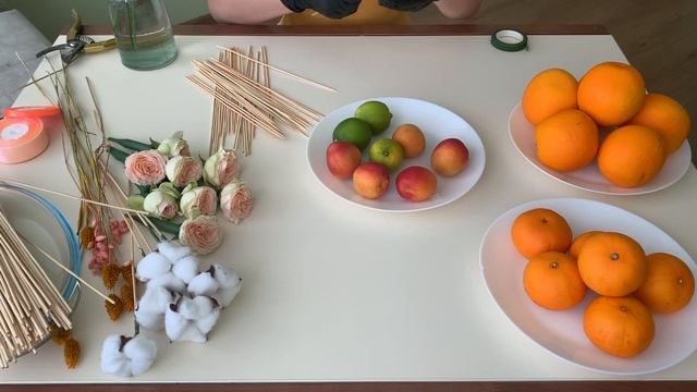 ФРУКТОВАЯ КОРЗИНА / DIY bouquet / необычный подарок/ апельсиновый бум смотреть онлайн