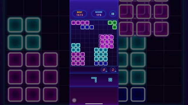 Glow Block Puzzle?Glow Themed Classic Block Puzzle #36 - Gameplay Walkthrough (iOS, Android) смотреть онлайн