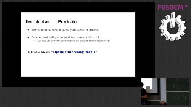 It was working yesterday! Investigating regressions with llvmlab bisect - FOSDEM 2019 смотреть онлайн