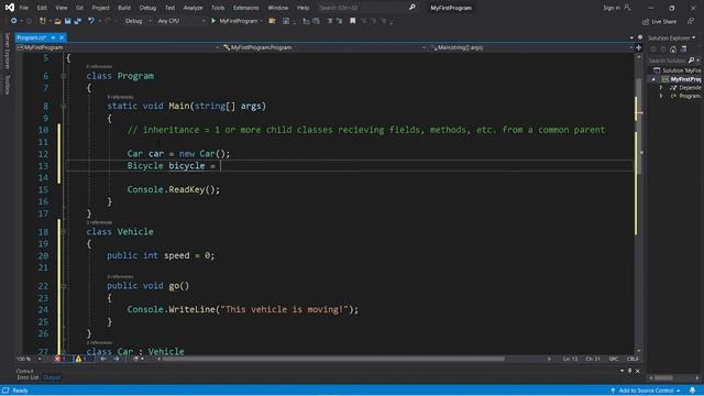 C# inheritance ? смотреть онлайн