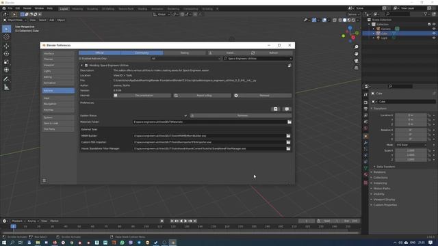 Создание рабочего пространства для импорта моделей в Space Engineers. смотреть онлайн