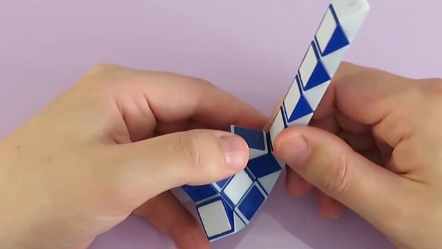 УТЮГ из змейки Рубика - схема сборки. Фигура № 65 смотреть онлайн