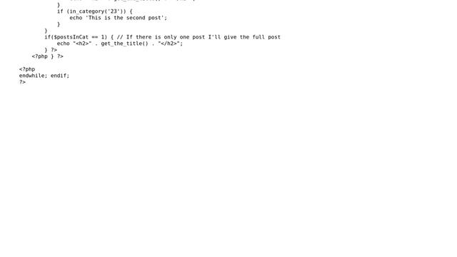 Wordpress: How can I modify this code to iterate over an array of categories? смотреть онлайн